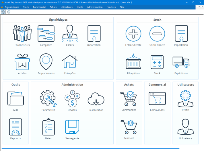 La gestion des commandes