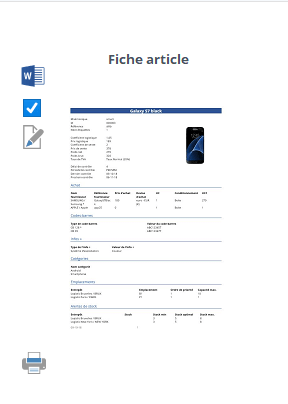 Modèle de document de type Word Office